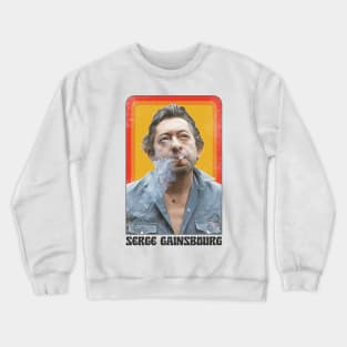 Serge Gainsbourg /\/ Retro Style Fan Art Crewneck Sweatshirt